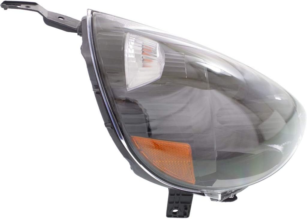 Black Passenger Side Headlight T9846