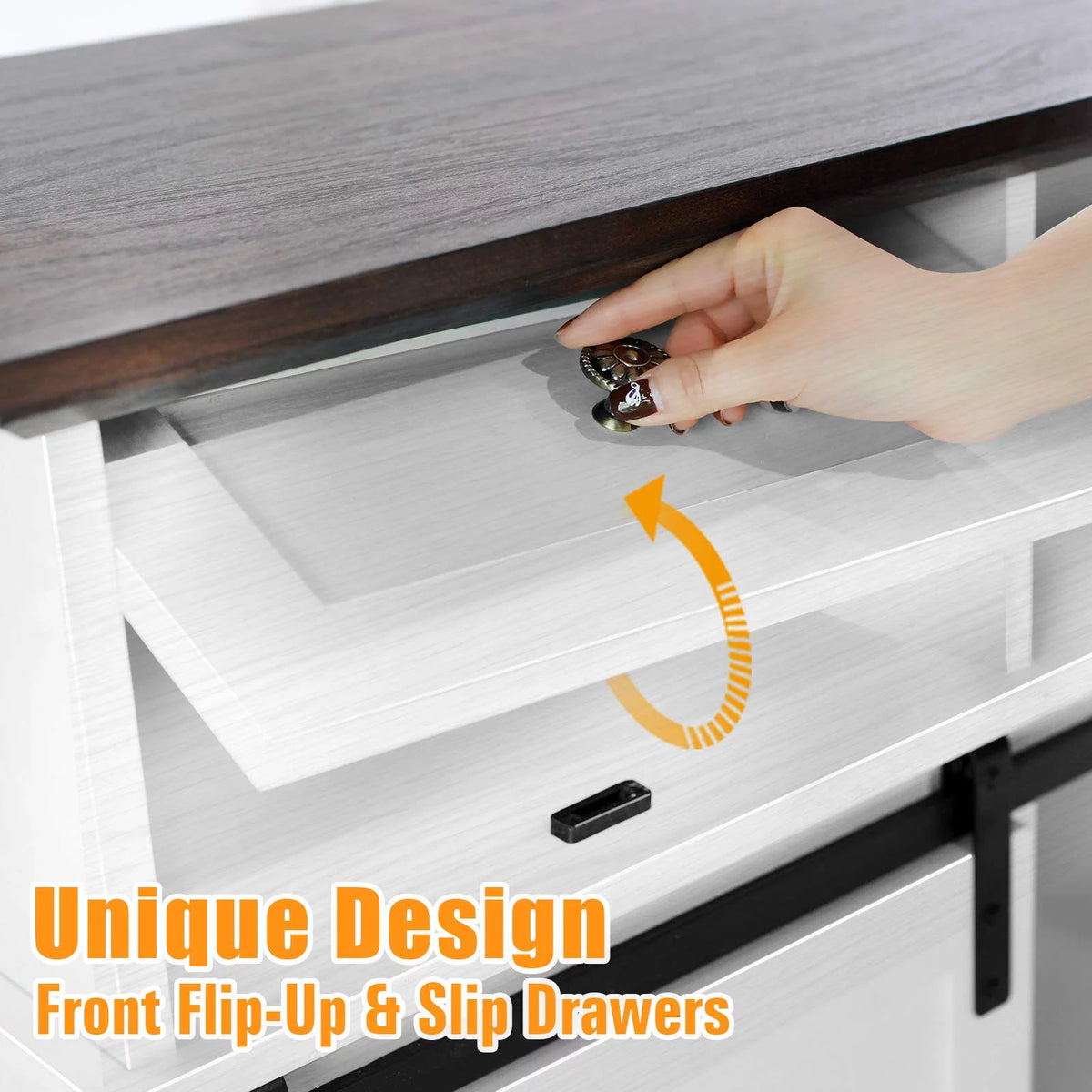 White TV Stand N6287