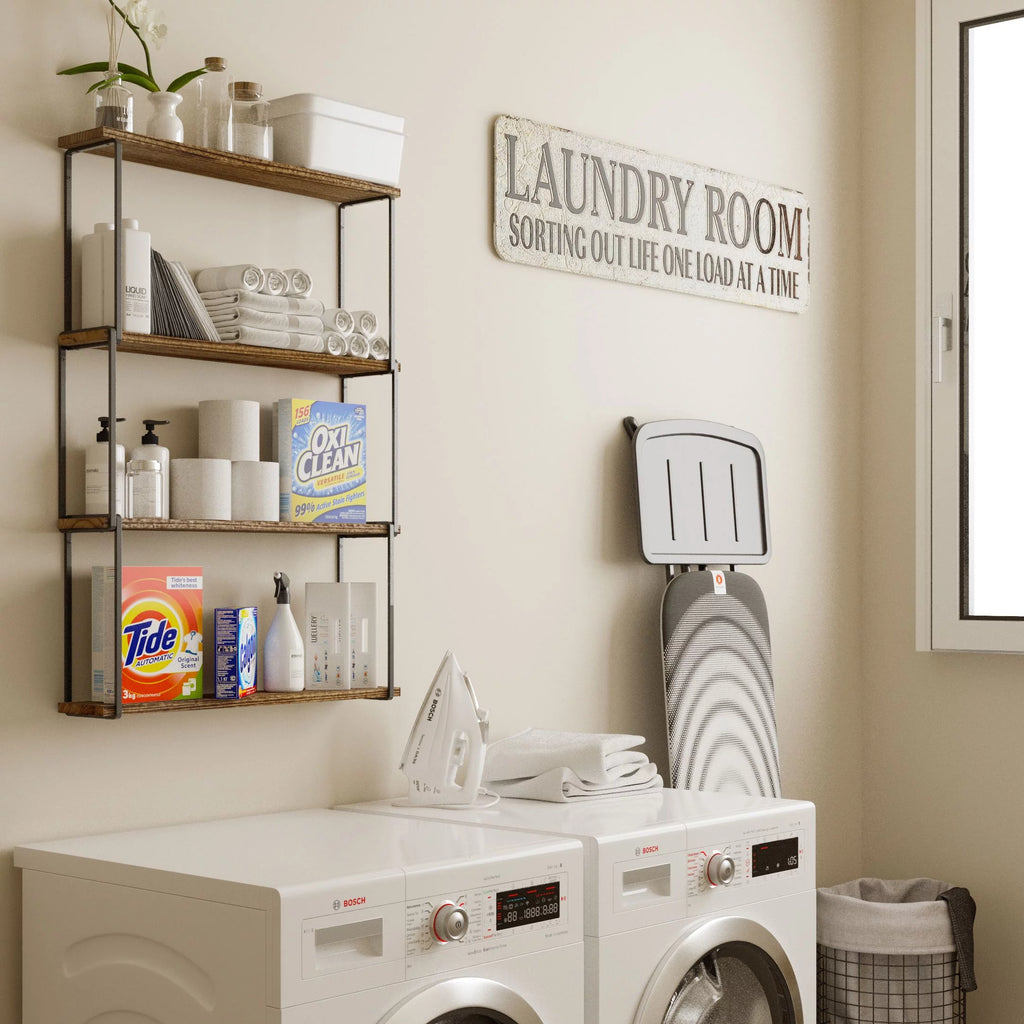 4-Tier Floating Shelves Wall Storage T874193