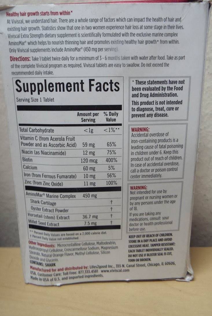 180 Tablets Hair Growth Program E1492