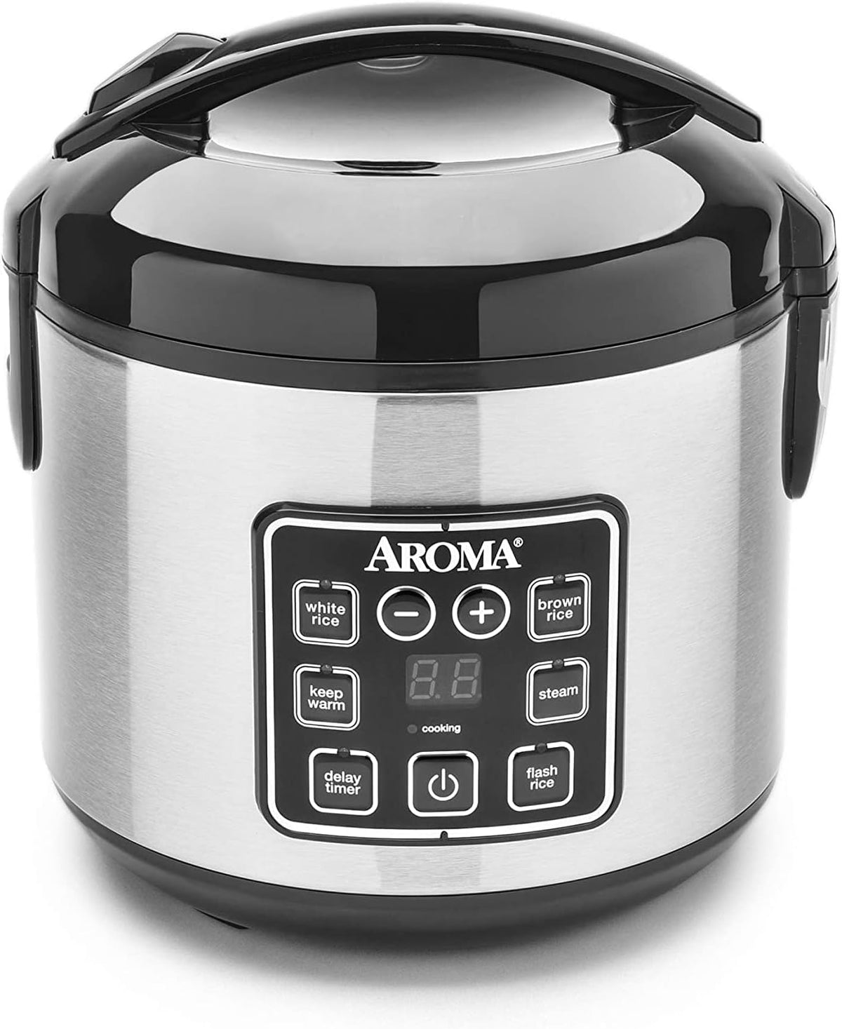 8 Cup Digital Stainless Rice Cooker and Food Steamer E472