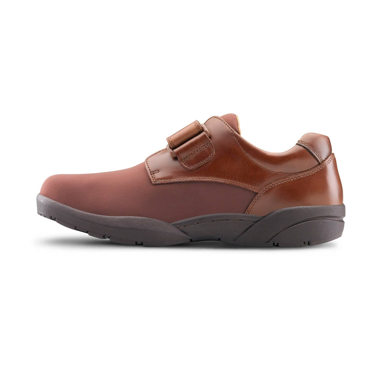 Brown X-Wide Velcro Casual Shoe P945
