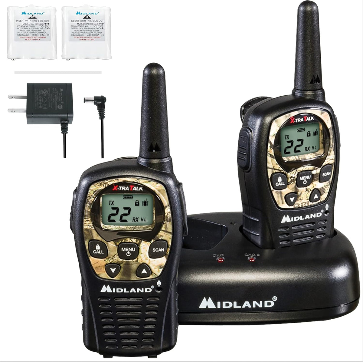 22 Channel FRS Two Way Radios 2-Pack Y83992