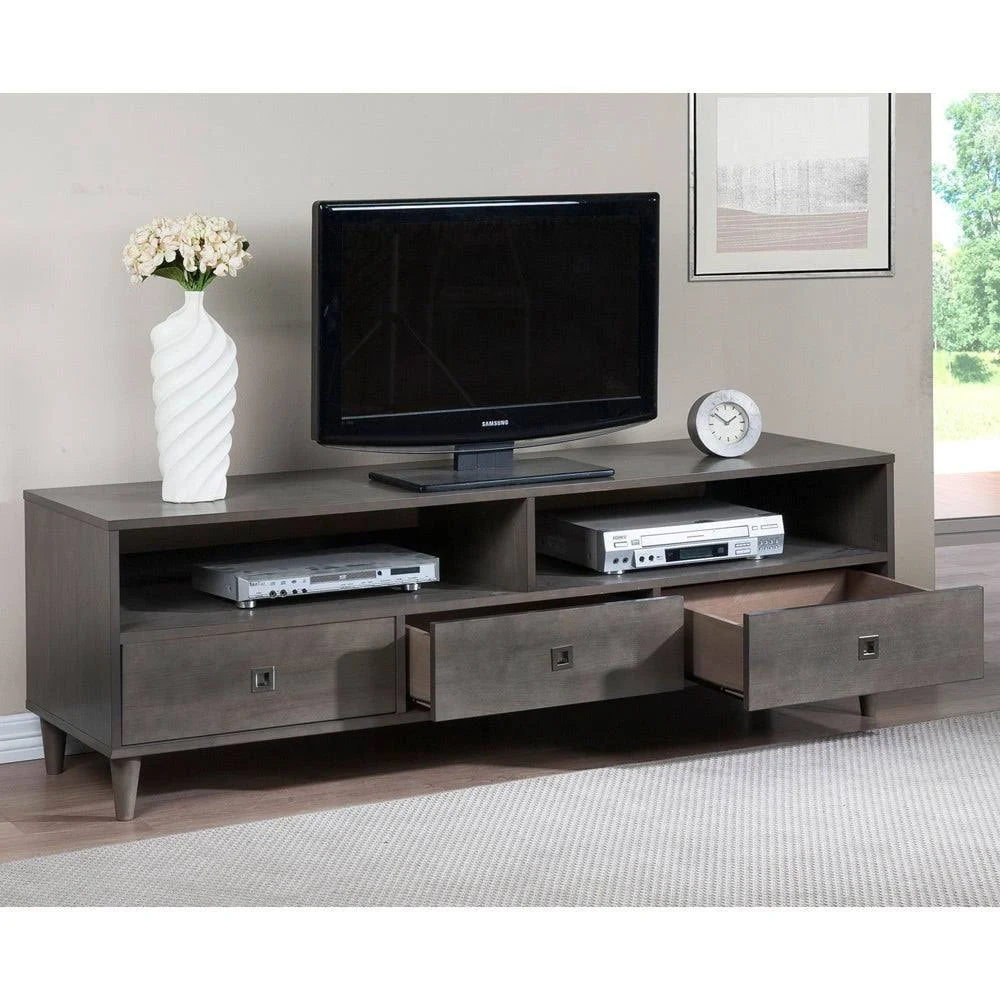 Gray Rubberwood Entertainment Center P931