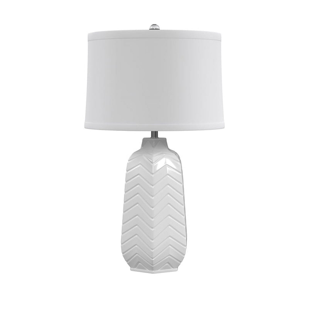White Ceramic Table Lamp T61512