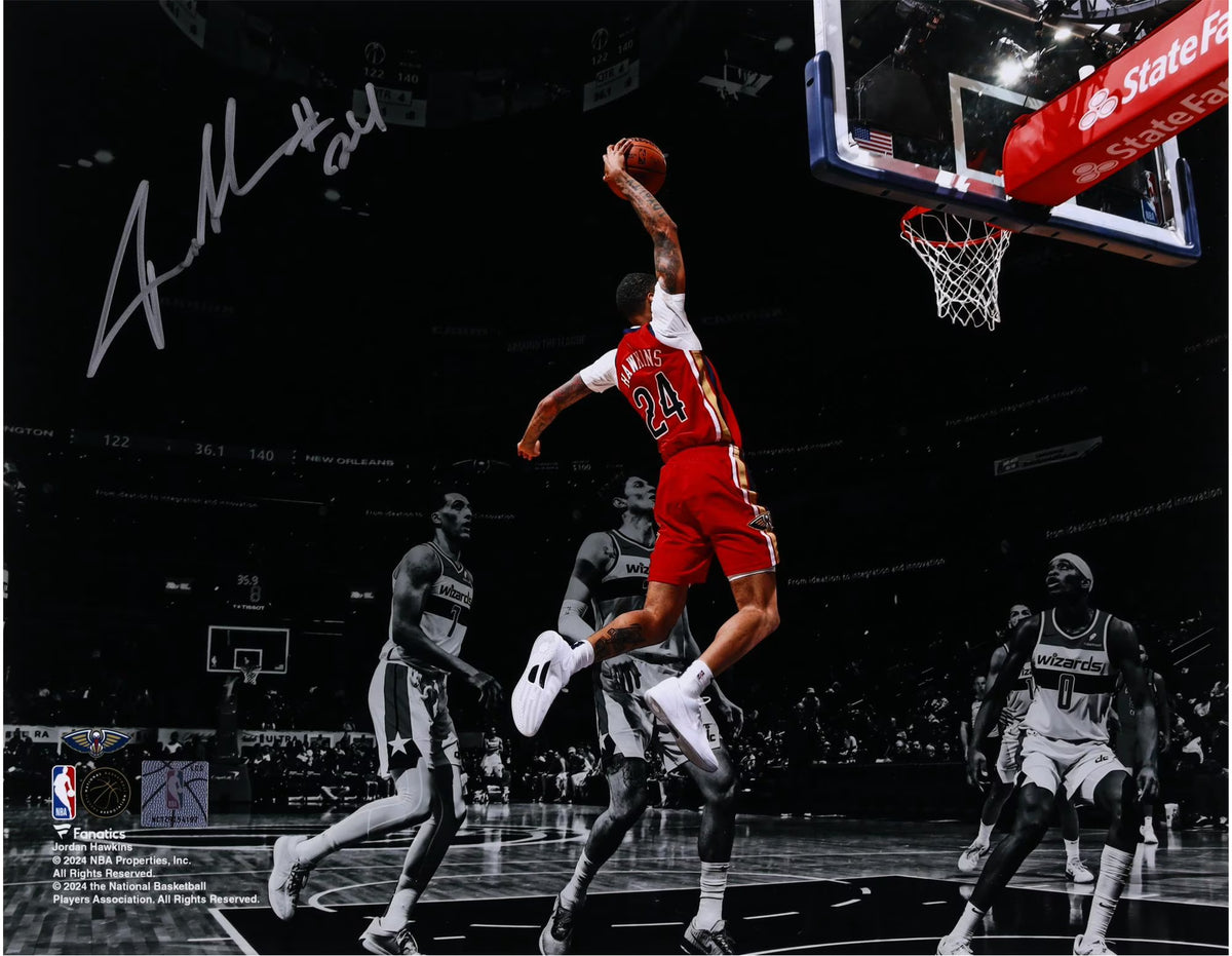 Autographed 11" x 14" Dunking Photograph I594662