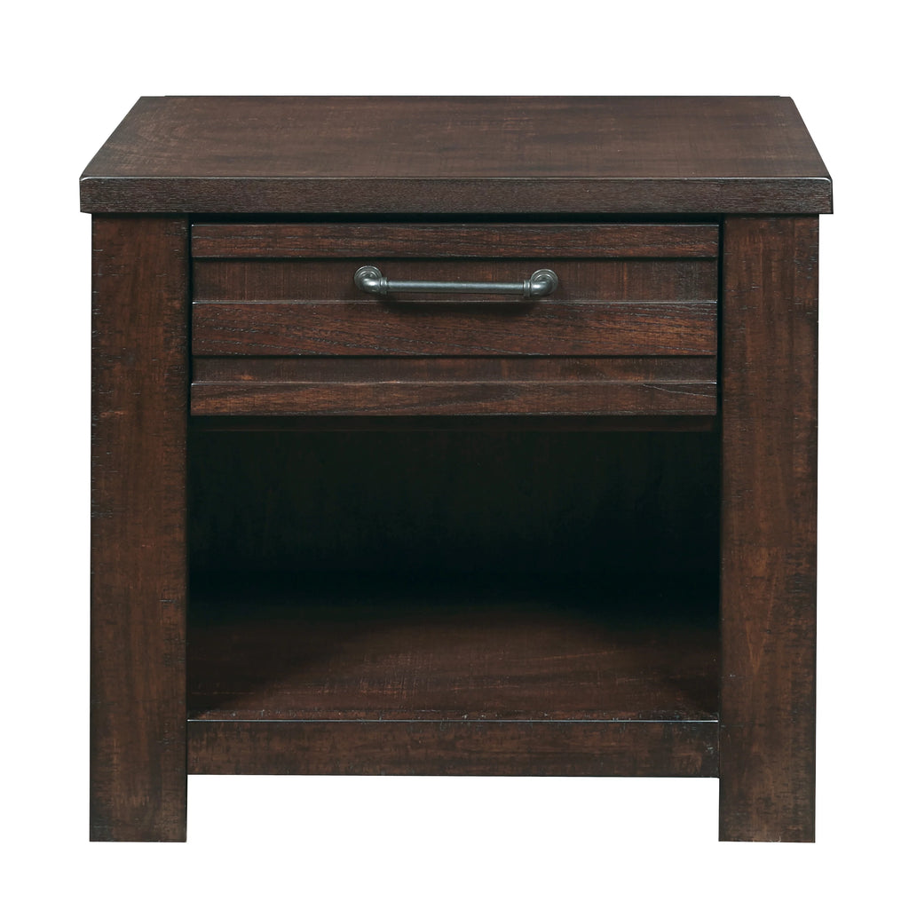 Espresso Wood Bedroom Set with King Bed Dresser Mirror Nightstand Chest Y5257