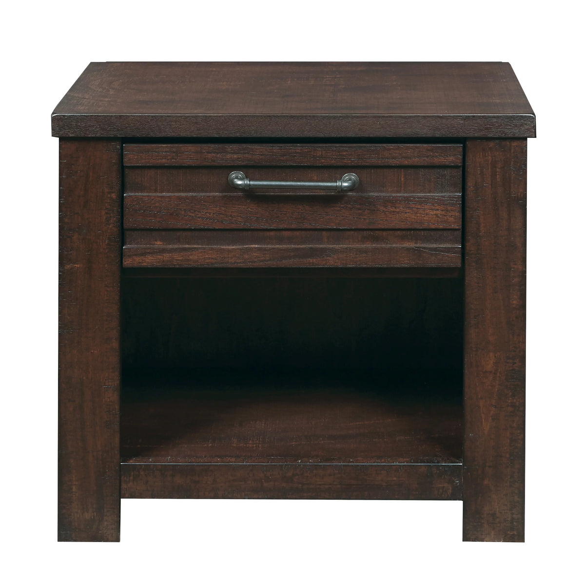 Espresso Wood Bedroom Set with King Bed Dresser Mirror Nightstand Chest Y5257