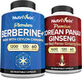 Korean Panax Ginseng & Berberine Supplement Bundle Z2678