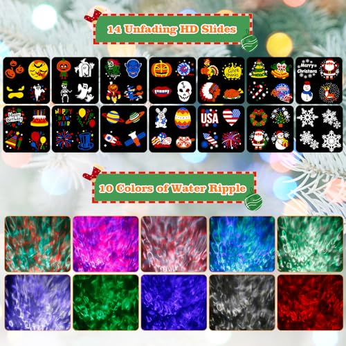 Waterproof Holiday Projector Lights X33460