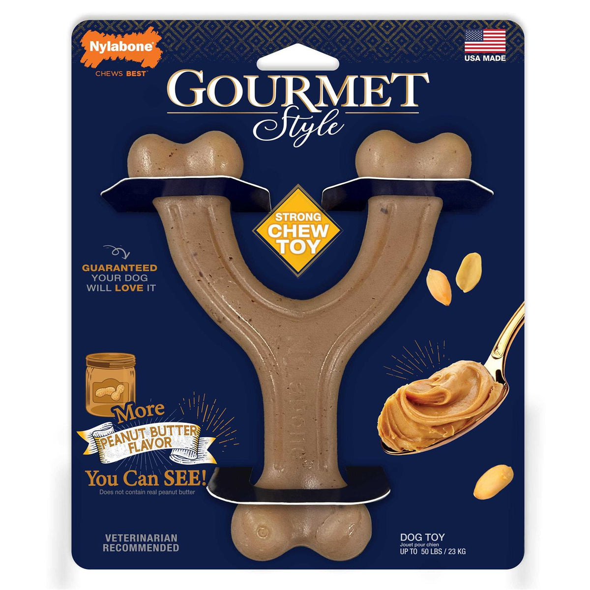 Peanut Butter Dog Chew Toy Y2206