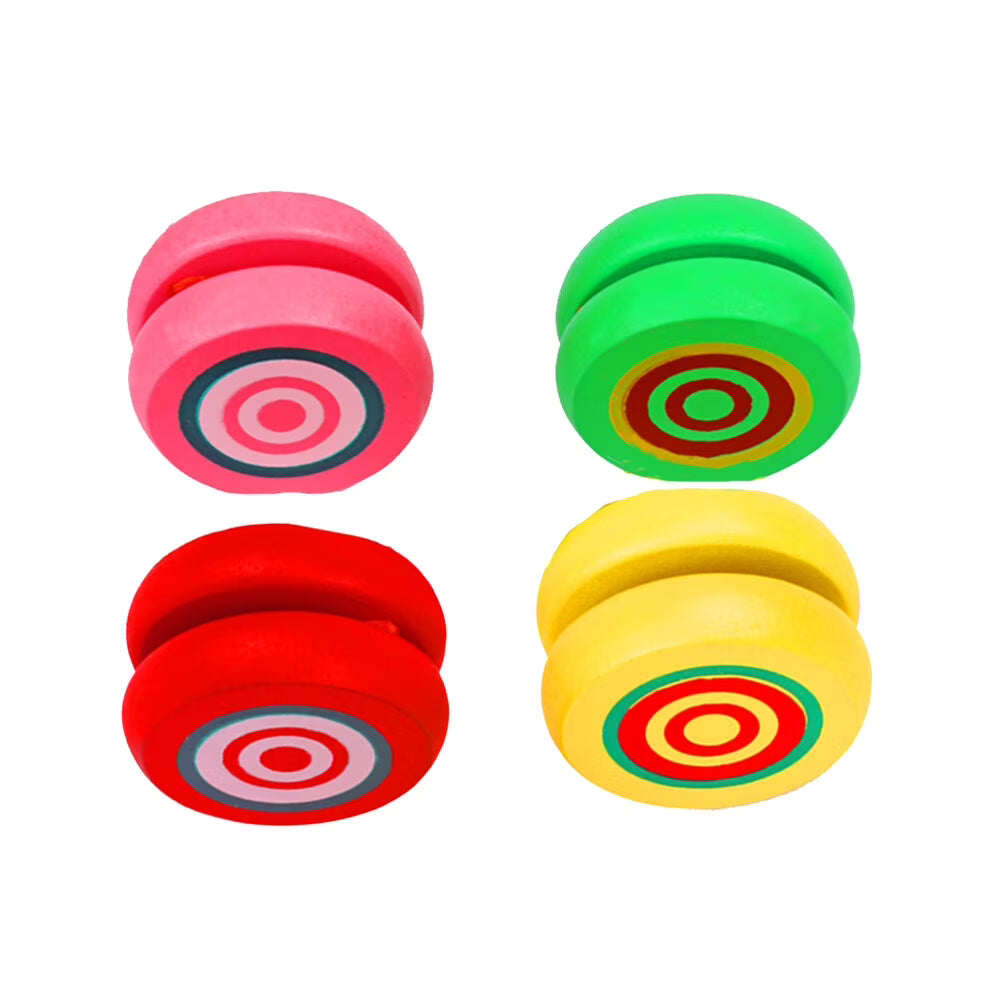 4pcs Wooden Educational Yoyo Toy C845996