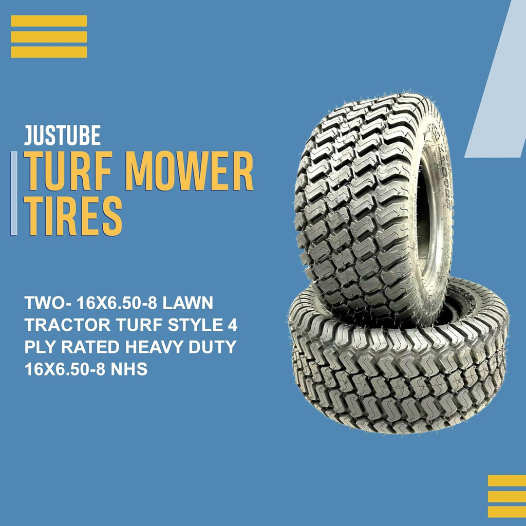16x6.50-8 Lawn Tractor Turf Tire 4 Ply Rated V382980