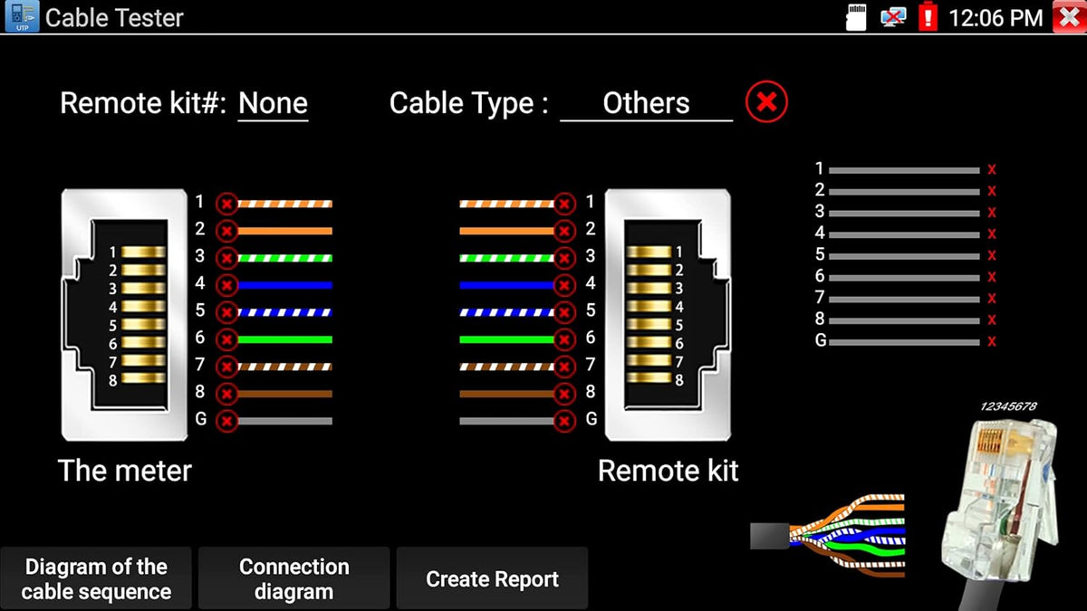 7 Inch Touch Screen IP Camera Tester N562544