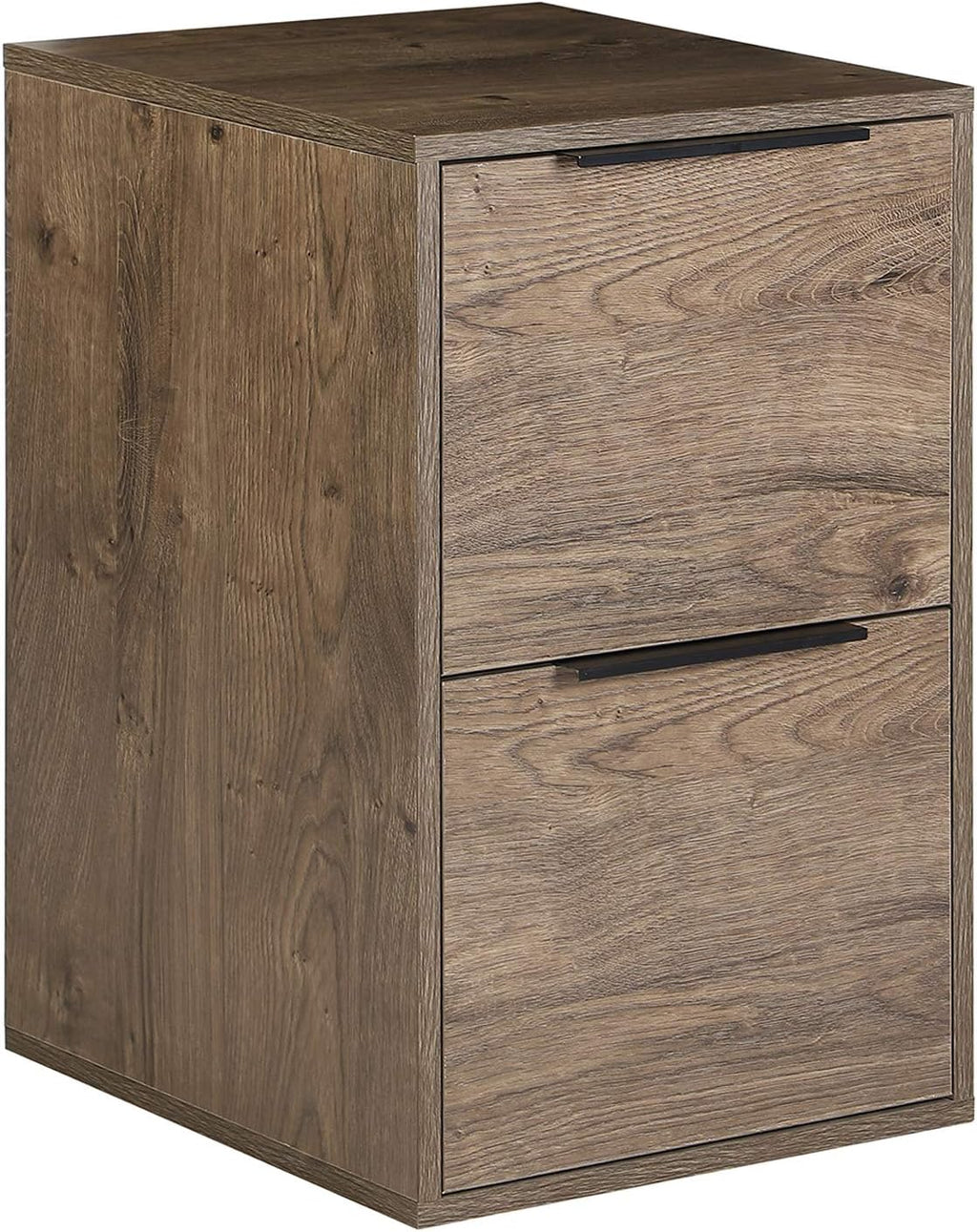 2 Drawer Wood File Cabinet with Handle L279212