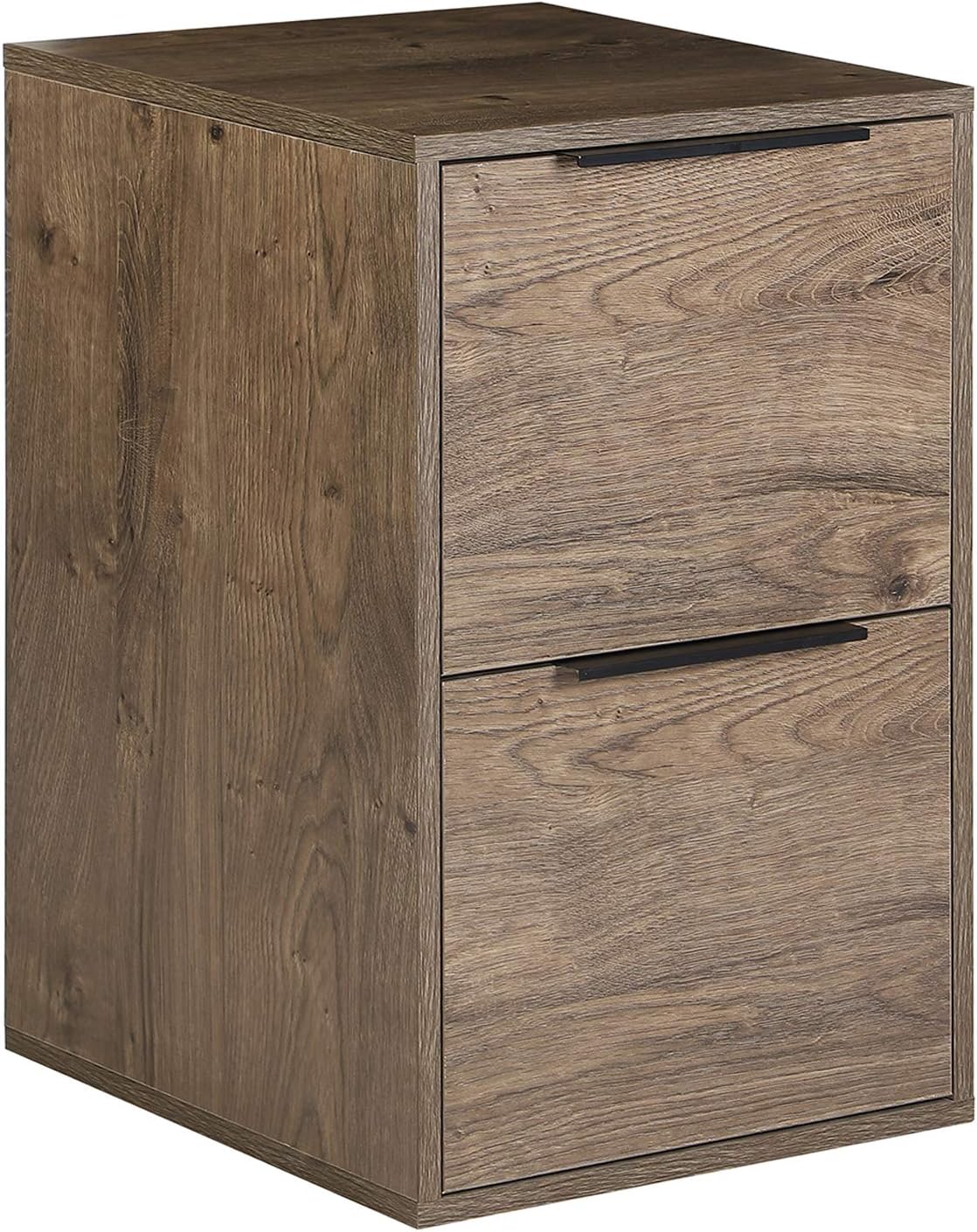 2 Drawer Wood File Cabinet with Handle L279212