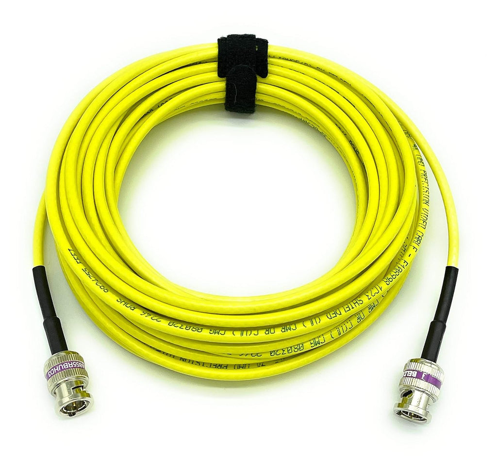 12G 4K HD SDI BNC - BNC Cable 50ft Black A537165