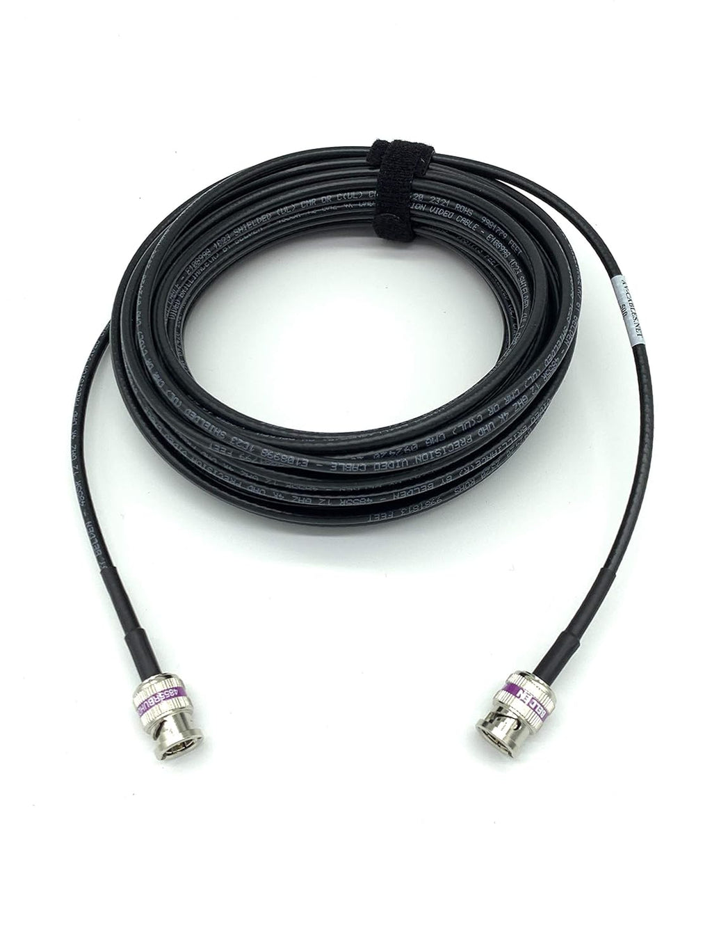 12G 4K HD SDI BNC - BNC Cable 50ft Black A537165