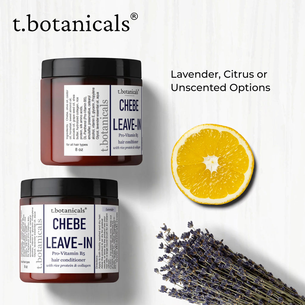 Chebe Leave In Conditioner with Provitamin B5, Chebe Butter, Chebe Powder, Chebe Oil, Silk Amino Acids, Collagen, 8 oz L724