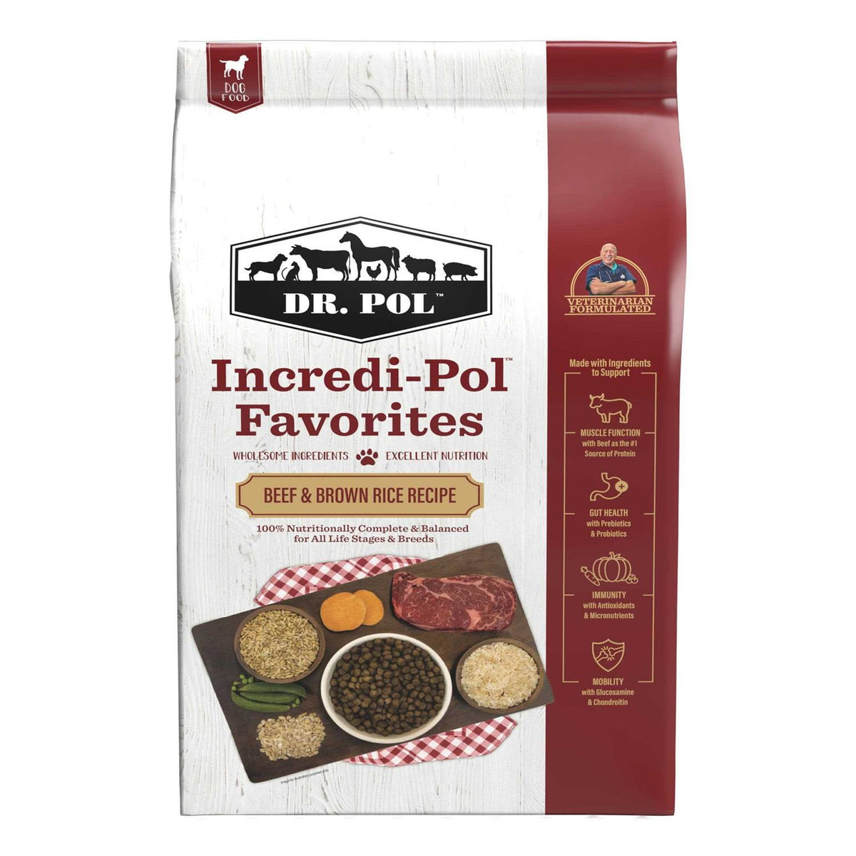 Beef & Brown Rice Dog Food A1043