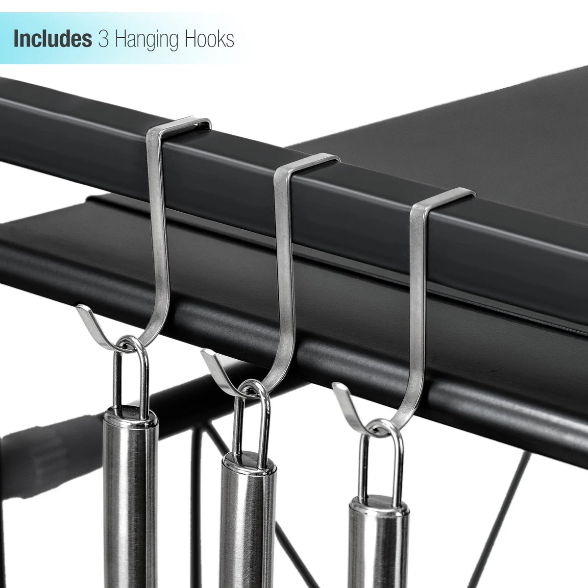 Expandable Microwave Oven Rack with Hooks W8523