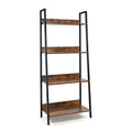 Dark Grey 4-Tier Ladder Shelf T99385
