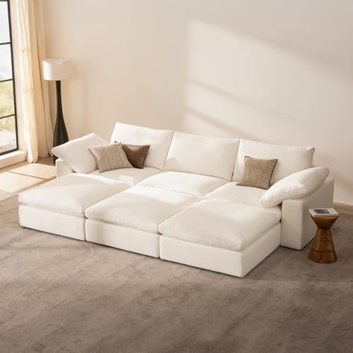 Oversized Modular Sectional Sofa with Ottoman K8545