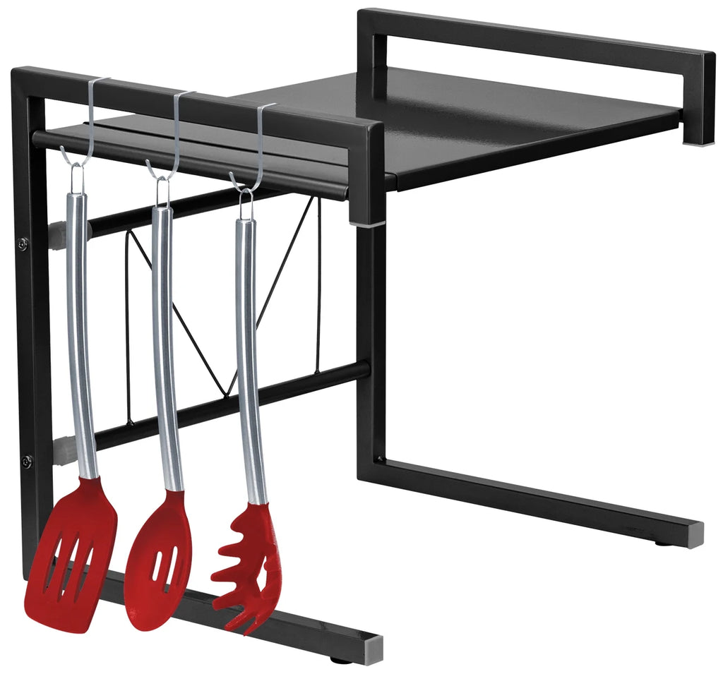 Expandable Microwave Oven Rack with Hooks W8523