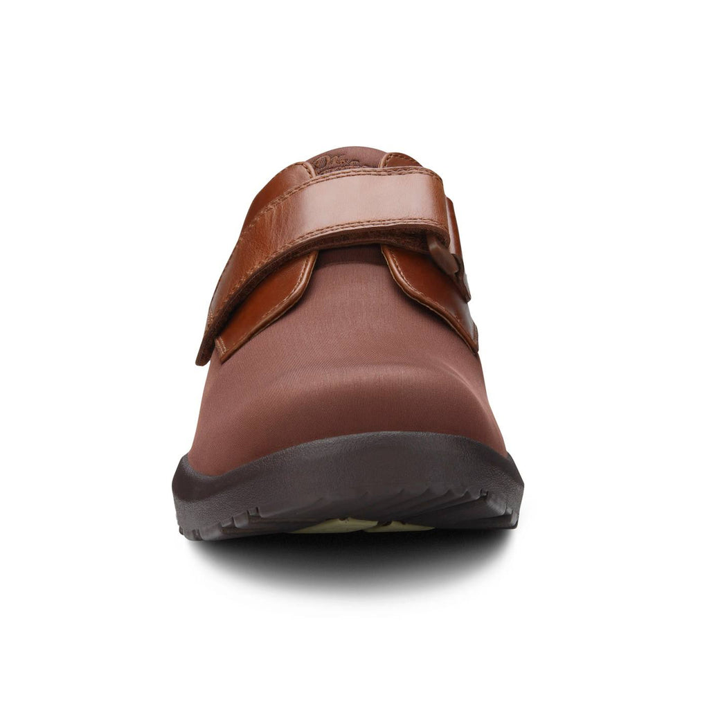 Brown X-Wide Velcro Casual Shoe P945