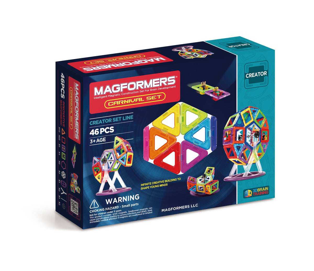 46-Piece Magnetic Building Set L4001