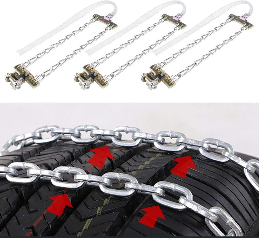 3pcs 235-285mm Steel Tire Snow Chain H30292