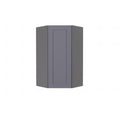 Assembled 24x30x12 in. Wall Diagonal Corner Cabinet with 1-Door 2-Shelves in Gray B6258