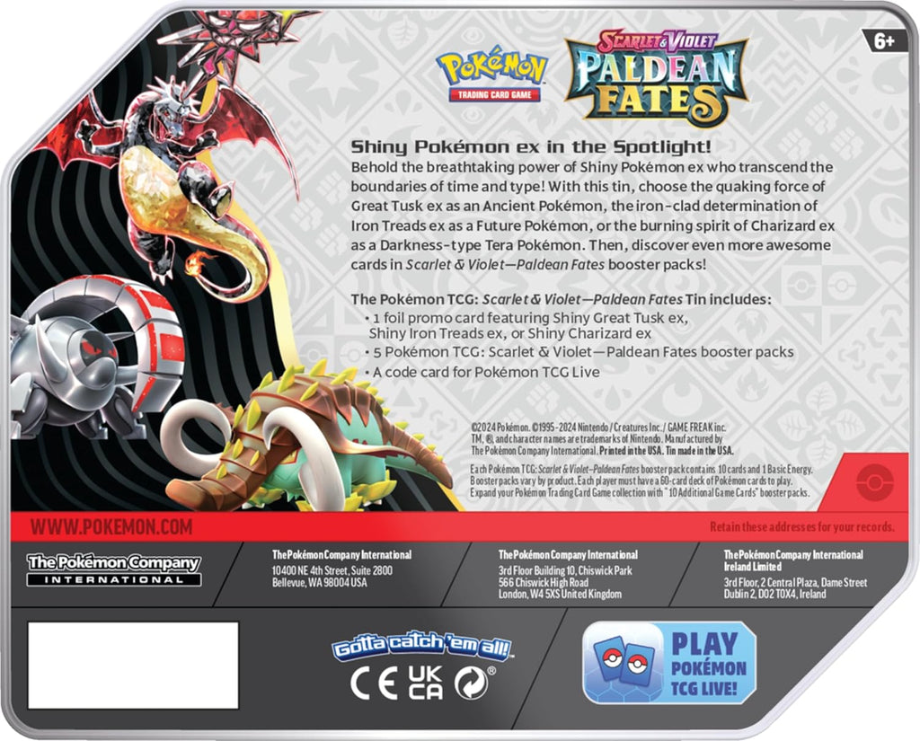 Pokemon TCG Tin Y94302