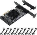 4X PCIE SATA Card 16 Ports with 16 SATA Cables C296