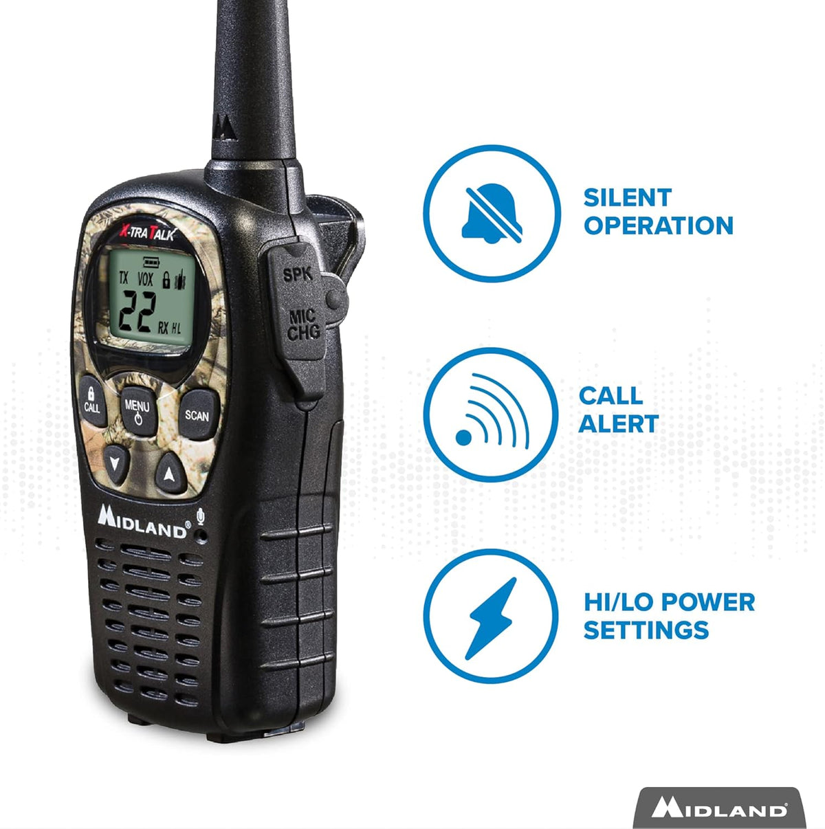 22 Channel FRS Two Way Radios 2-Pack Y83992