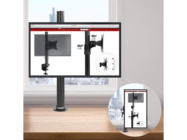 Single LCD LED Monitor Stand Bracket with Tilt and Swivel E6584