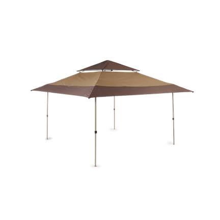 Tan Brown 13 x 13 Foot Instant Gazebo Canopy Tent O8891