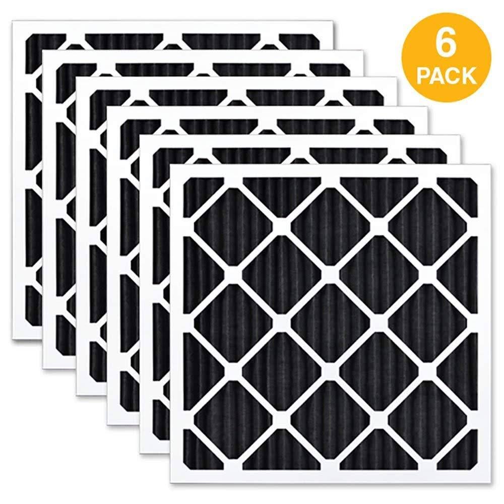 20x20x1 MERV 8 Carbon Pleated Air Filter Q2827