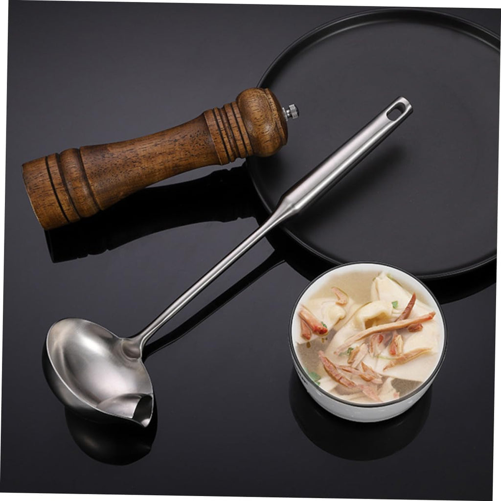 Stainless Steel Oil Separator Spoon with Fine Mesh I658