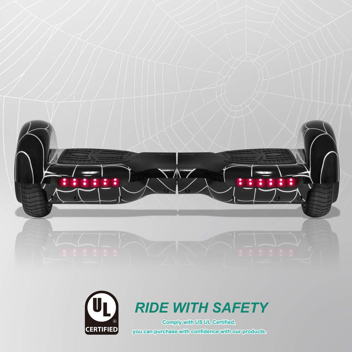 Black Self Balancing Hoverboard with LED Lights L207488