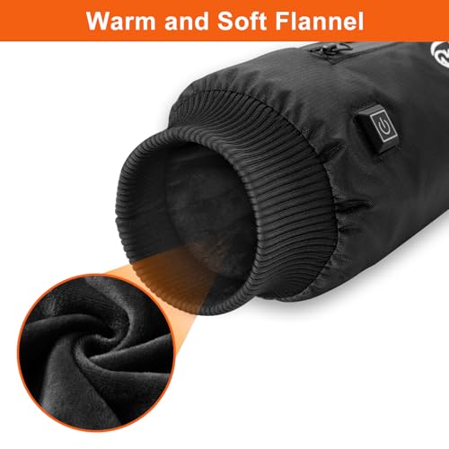 Heated Hand Warmer Pouch with 10000mAh Power Bank, 3 Levels Heating, Waterproof N8796
