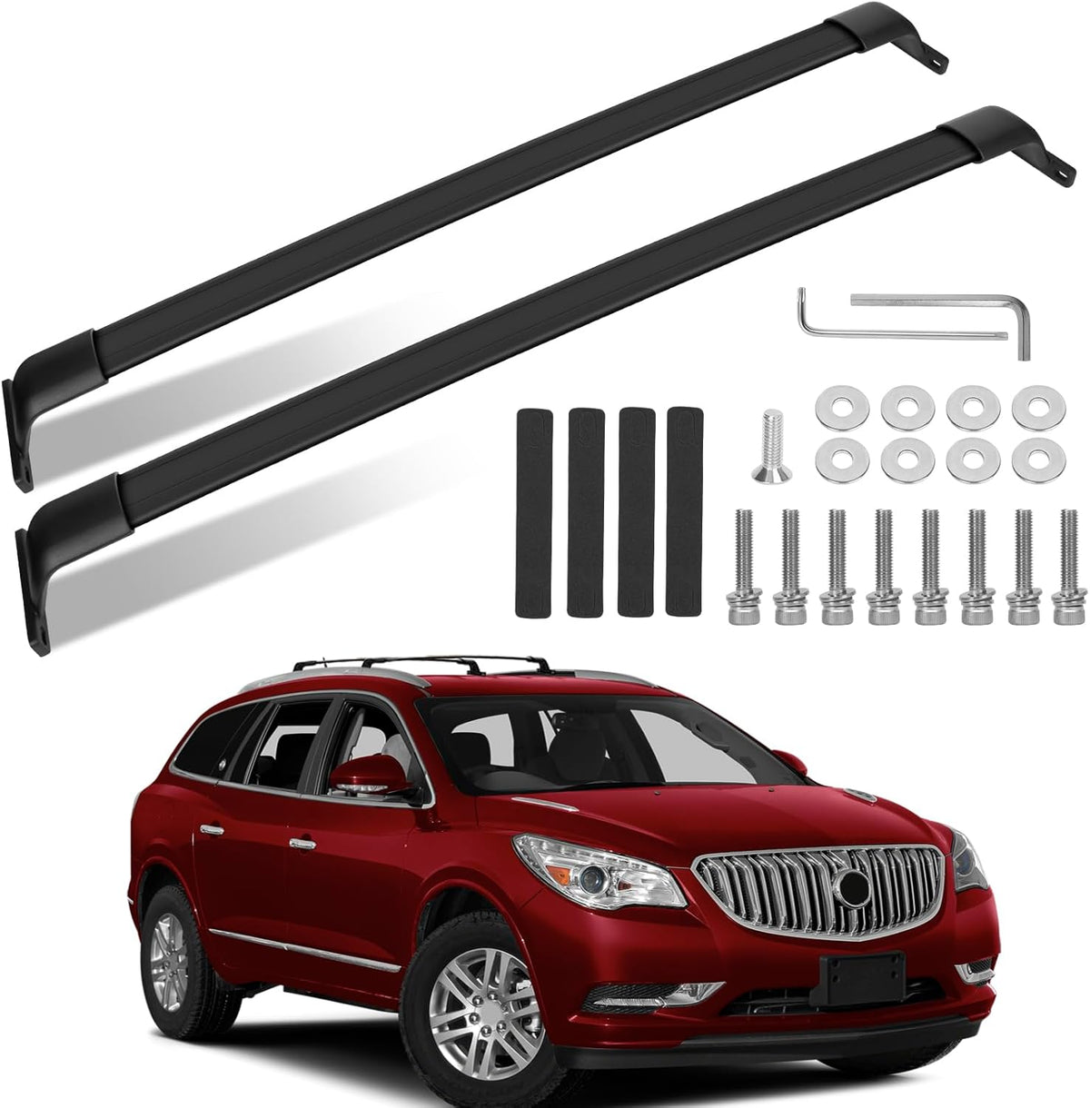 220LBS Aluminum Roof Rack Cross Bars Z196