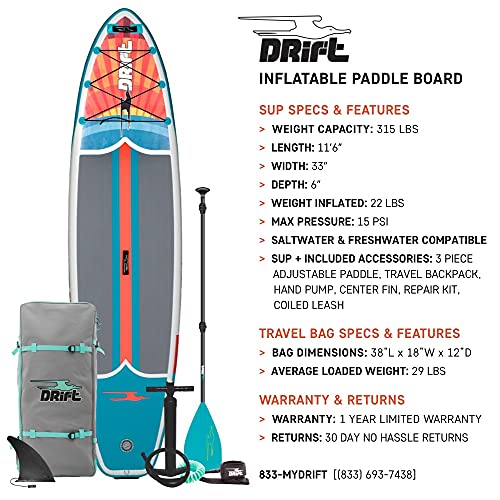Inflatable Stand Up Paddle Board with Pump and Paddle D335