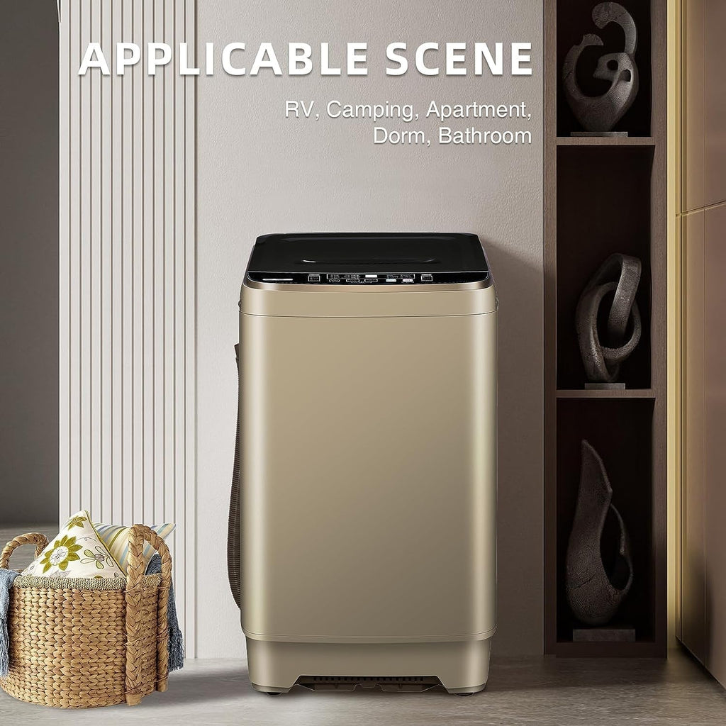 15.6Lbs Full Automatic Washing Machine with LED Display Q3890