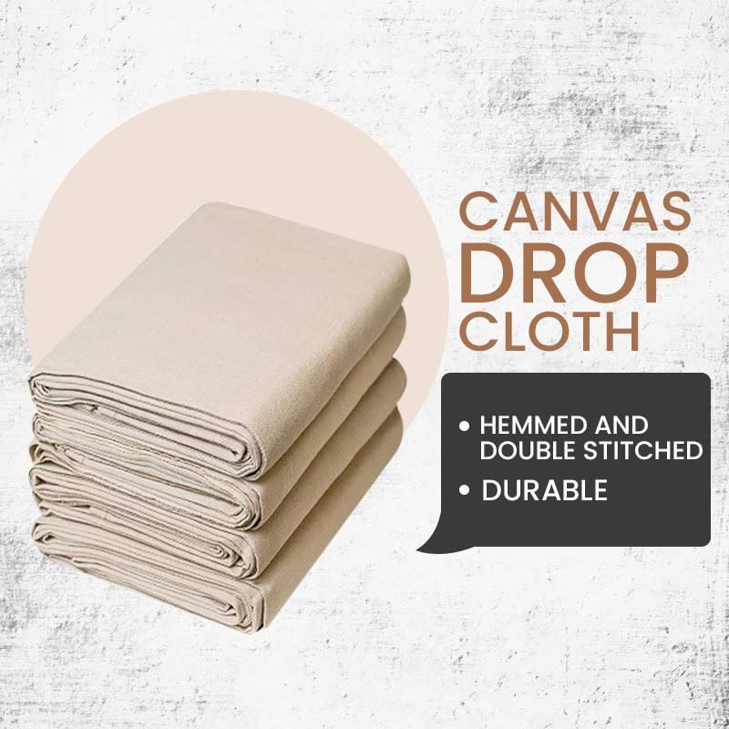 20 x 20 Feet Pure Cotton Canvas Drop Cloth S544