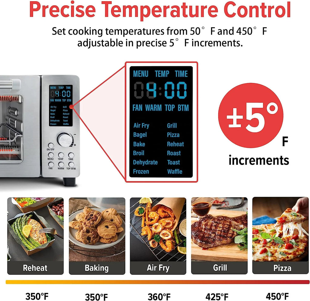 21-Qt Convection Toaster Oven Air Fryer Combo U530