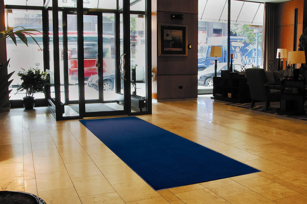 Blue 3 Ft. x 5 Ft. Carpeted Entrance Mat T728517