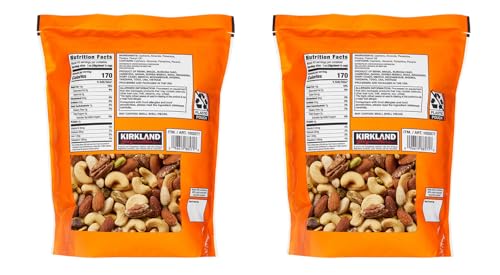 Unsalted Mixed Nuts 2.5 lb, 2 Pack K950