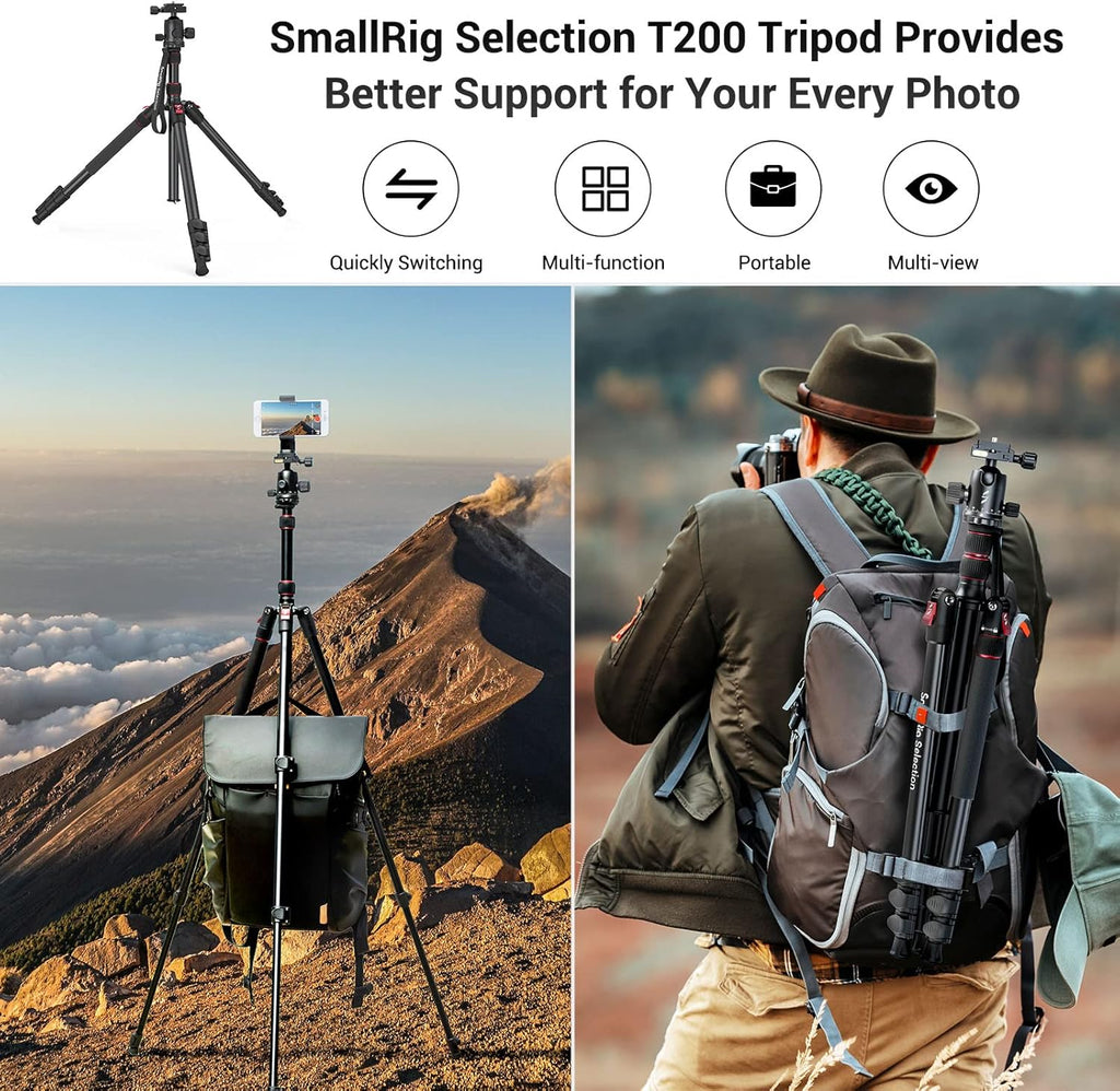 Foldable Aluminum Camera Tripod & Monopod L670171