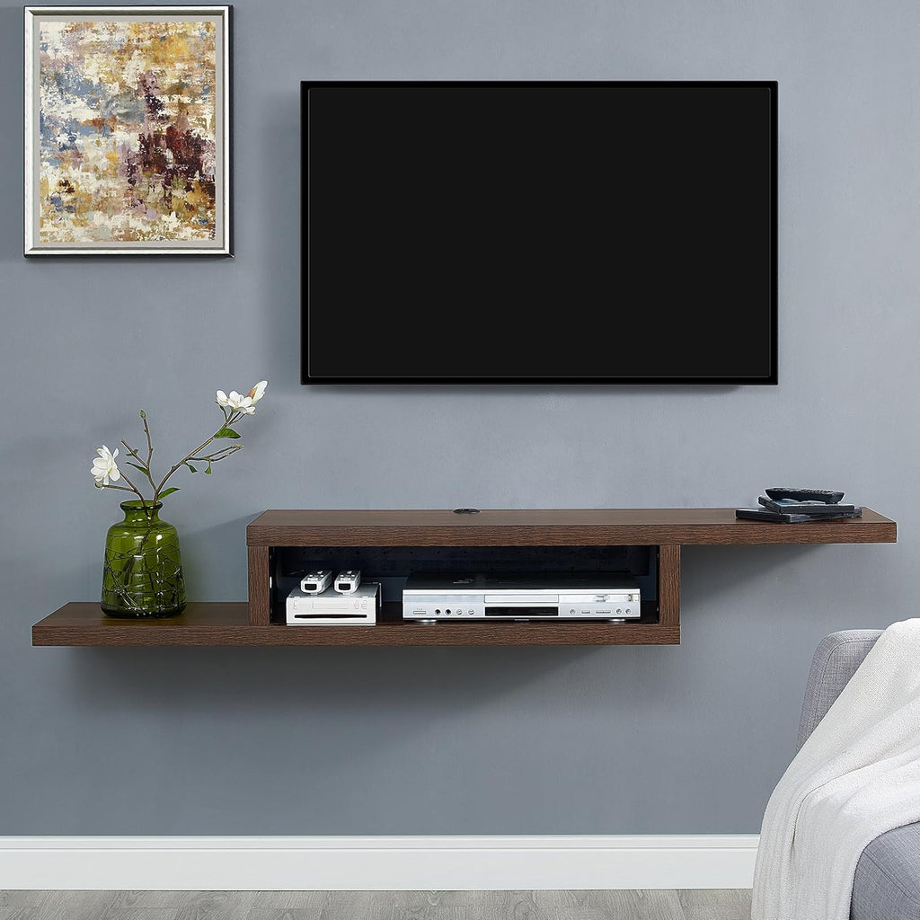 72inch Light Brown Wall Mounted TV Console E49411